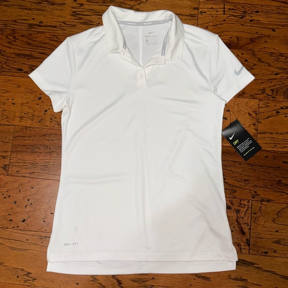 Nike Tops - Women’s White Nike Dri Fit Golf T Shirt